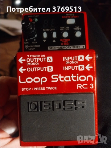 Boss RC-3 Loop Station, снимка 3 - Други - 53011142