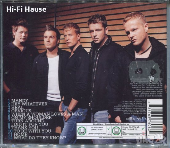 Westlife Turnaround, снимка 2 - CD дискове - 35647656