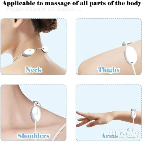 Електрически уред за лимфен масаж, на цервикална област, шия, гръб, рамене, ръце, 5 режима на работа, снимка 6 - Масажори - 48086102