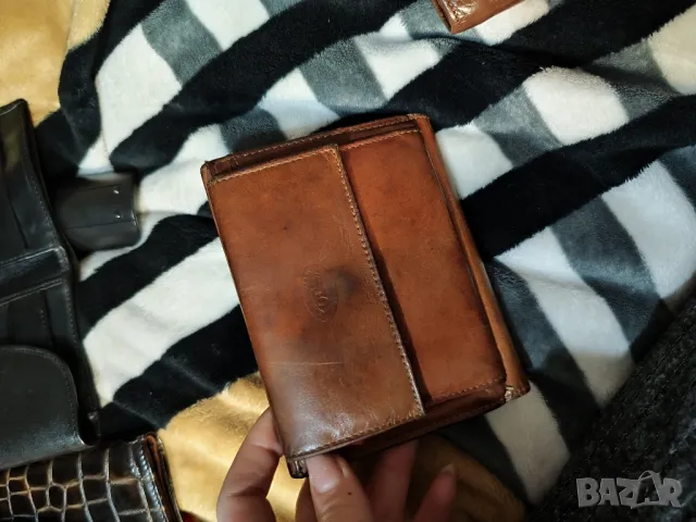 Мъжки портфейл от естествена кожа , снимка 1