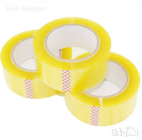 Прозрачно широко тиксо 300метра, 5см широко, снимка 2 - Други стоки за дома - 49549253