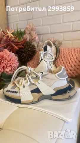 сникърси Долче и Габана 37*D&G Colour Block Lace-Up Sneakers, снимка 1