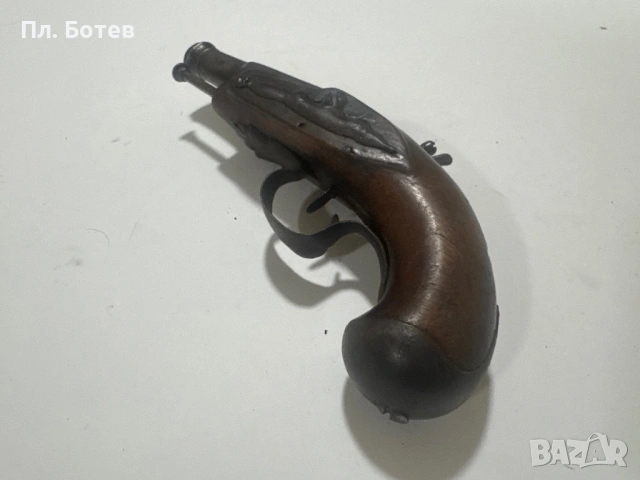 Стар кремъчен пищов, снимка 7 - Антикварни и старинни предмети - 53953079