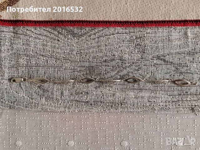Продавам сребърна гривна , снимка 3 - Гривни - 52971747