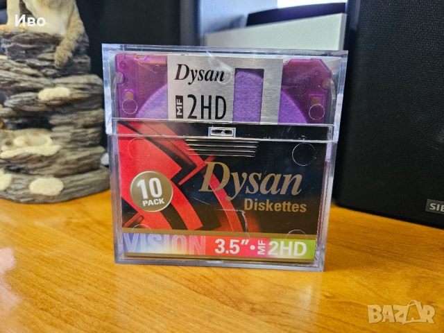 11бр дискети Dysan 3.5-inch floppy disks. Всички за 10лв + кутията.