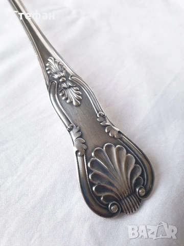 Огромна посребрена лъжица, снимка 3 - Антикварни и старинни предмети - 53181329