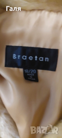 Яке / палтенце Braetan с къс косъм, снимка 4 - Палта, манта - 47081140