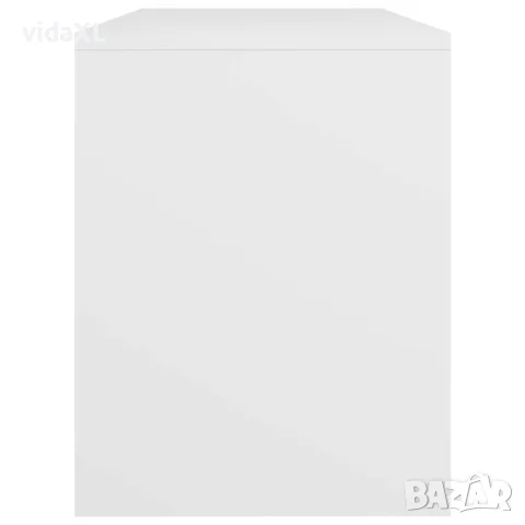 vidaXL Табуретка за тоалетка бяла 70x35x45 см инженерно дърво, снимка 5 - Тоалетки - 56147816