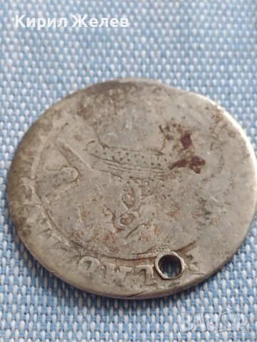 Сребърна монета Орт 1621г. Сигизмунд трети Полша 13745, снимка 4 - Нумизматика и бонистика - 42890507
