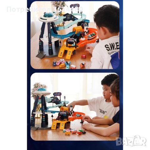 Писта с колички КОСМИЧЕСКА СТАНЦИЯ 3851, снимка 10 - Коли, камиони, мотори, писти - 40326814