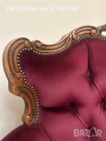 Луксозен бароков комплект диван и кресла, снимка 5 - Дивани и мека мебел - 54127853