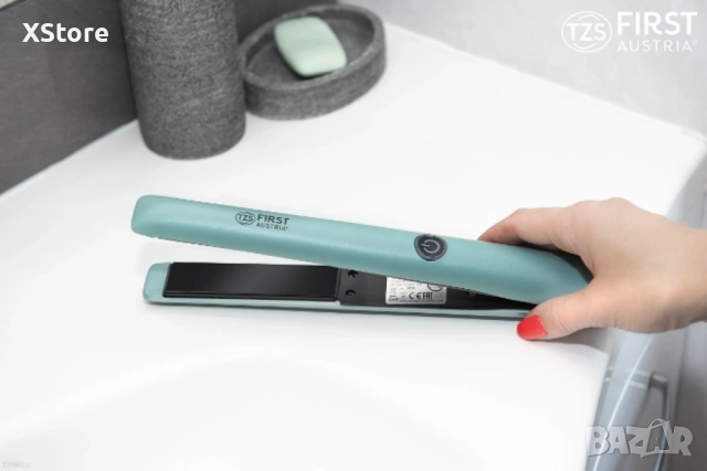 Преса за коса FIRST 5668 с керамични плочи и блокировка за движение, снимка 10 - Преси за коса - 52508382