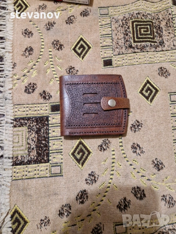 портфейл естествена кожа модел елипс 