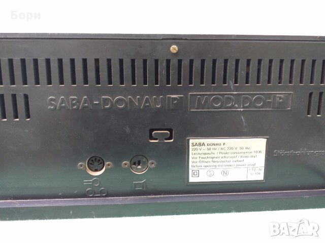 SABA DONAU P 1979г, снимка 9 - Радиокасетофони, транзистори - 29515954