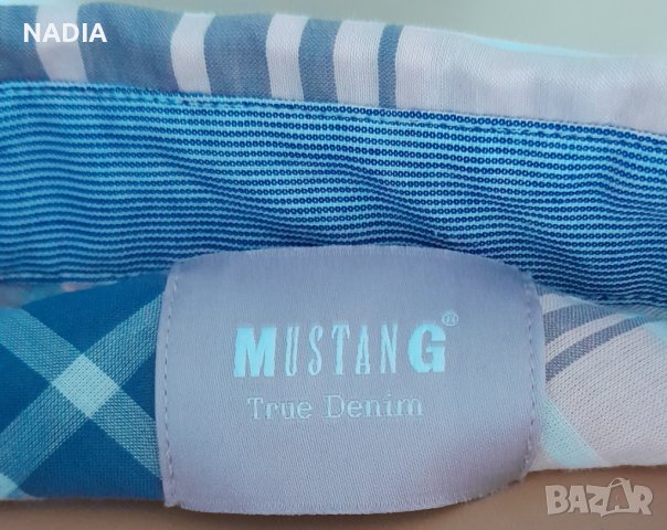Дамска карирана риза Mustang, снимка 4 - Ризи - 42139574
