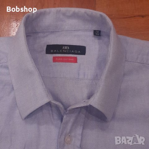 Мъжка риза BALENCIAGA, снимка 3 - Ризи - 40611309