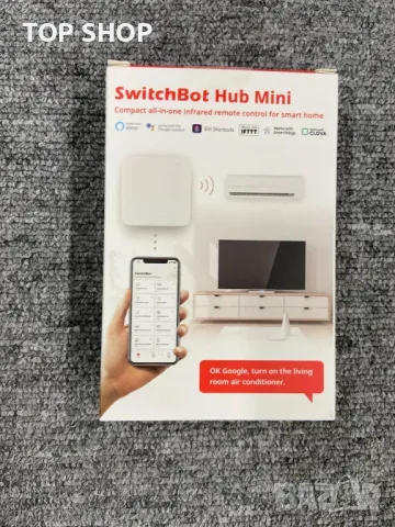 SwitchBot Hub Mini- Хъб и IR дистанционно, снимка 11 - Друга електроника - 48487725