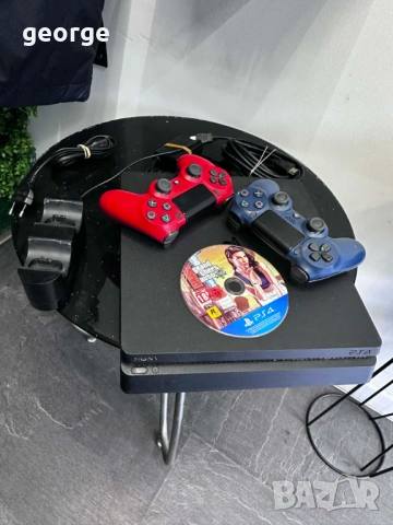 Конзола PlayStation 4 Slim, 500GB HDD, черна