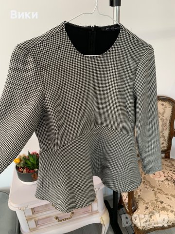 Дамска блуза Zara в размер М, снимка 4 - Блузи с дълъг ръкав и пуловери - 44424106