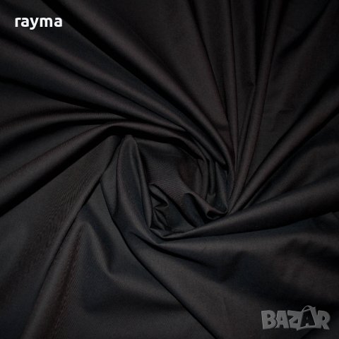 Плат италиански памучен тъмно кафяв поплин, снимка 3 - Рокли - 40637354