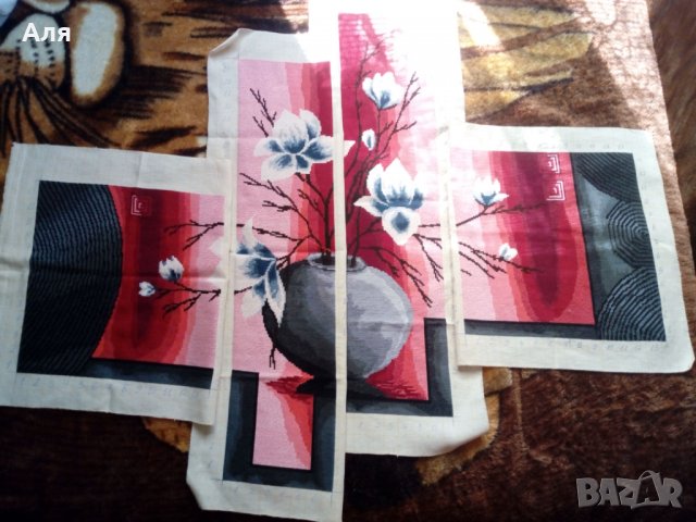 Магнолии - гоблен от 4 части, снимка 1