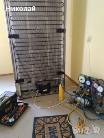 Хладилен техник ремонт на хладилници фризери хладилни витрини по домовете с гаранция зареждане на ав, снимка 2 - Ремонти на хладилници - 31391747