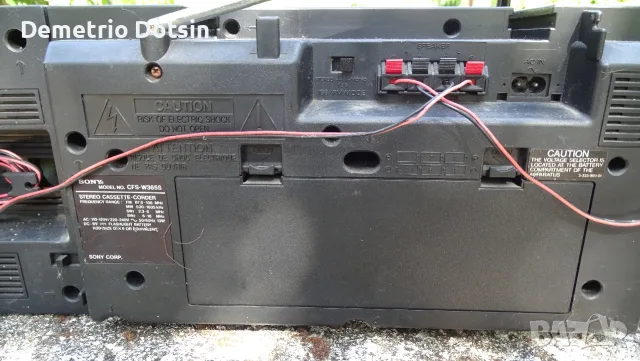 Радио Касетофон SONY CFS 365, снимка 5 - Радиокасетофони, транзистори - 55952252