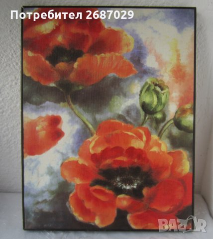 Картини, картина, мак, Много красиви макове, цветя, платно, ярки цветове 
