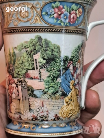 порцеланова чаша Somerton green 31/1, снимка 7 - Чаши - 53010676