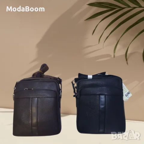 Мъжка чанта за през рамо с външни джобове, снимка 2 - Чанти - 48236679