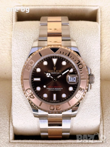 Rolex Yacht Master two tone brown dial 