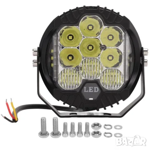 Кръгъл LED прожектор 120 mm 45 W, снимка 5 - Аксесоари и консумативи - 55864072