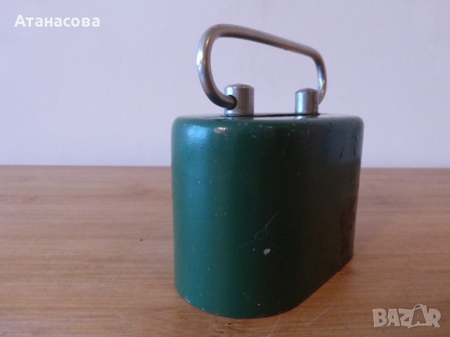 Метална касичка ДСК тъмно зелена, снимка 5 - Антикварни и старинни предмети - 42798004