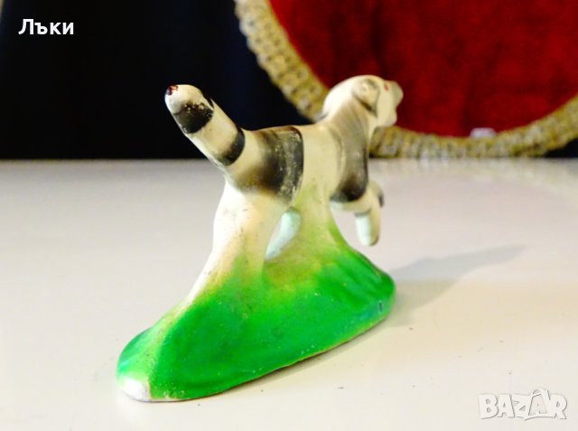 Куче порцеланова статуетка,българска. , снимка 5 - Статуетки - 40800016