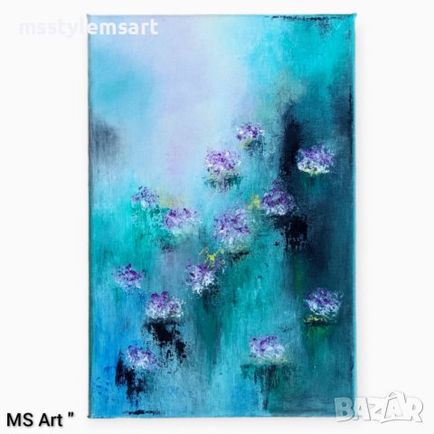 Дихание " Маслена живопис , снимка 1