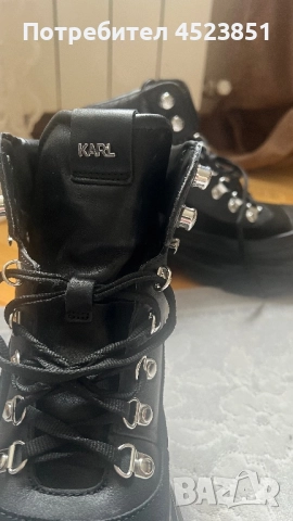 Karl Lagerfeld дамски боти 40 , снимка 2 - Дамски боти - 52884058