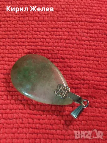 ЛУНЕН КАМЪК СТАР РЕТРО ВИНТИДЖ АРТ СКЪПОЦЕНЕН МЕДАЛЬОН ПОСРЕБРЕН 26667, снимка 9 - Антикварни и старинни предмети - 34792229