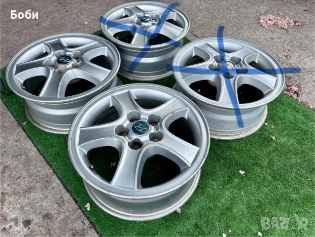 Джанти 5/114,3/16 2 броя Hynday Kia Mazda Mitsubishi Honda, снимка 3 - Гуми и джанти - 50377154