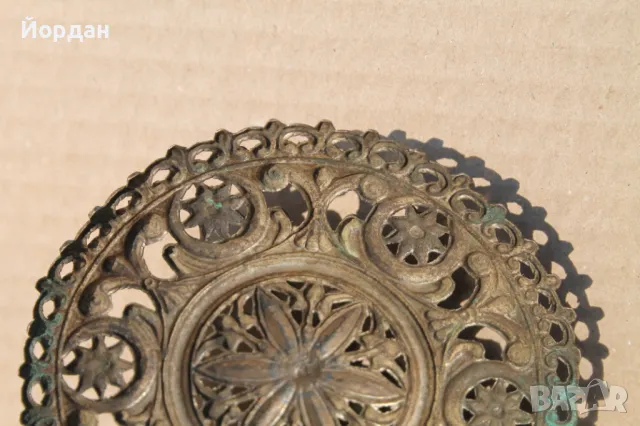 Стар Български сребърен възрожденски тепелък, снимка 10 - Антикварни и старинни предмети - 49235860