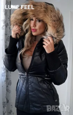 ⚜️ Естествен Косъм ⚜️Дамско Зимно Яке ⚜️S-3XL 