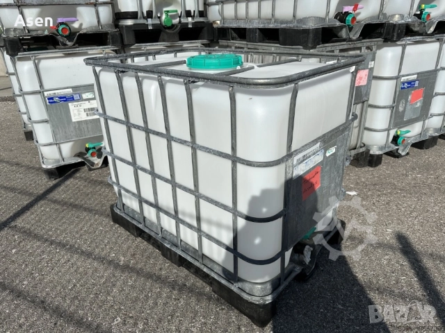 Ibc контейнер цистерна за вода биеон 1000 литра 1 тон област Пловдив, снимка 3 - ВИК - 52795024