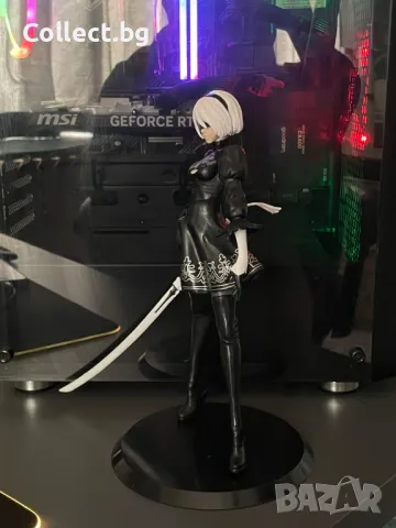 Голяма екшън фигура : NieR Automata 2B - 28см , снимка 2 - Колекции - 49055123