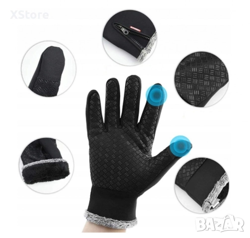Ръкавици Vivva GLOVELO, размер S/М, L/XL, термо, Черен, снимка 7 - Ръкавици - 51856313