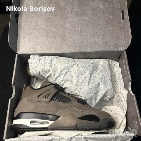 Air Jordan 4 Retro "Cave Stone", снимка 6 - Ежедневни обувки - 56454199