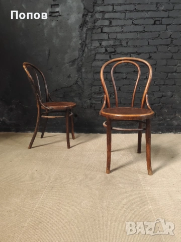 Чифт виенски столове, снимка 2 - Столове - 53343535