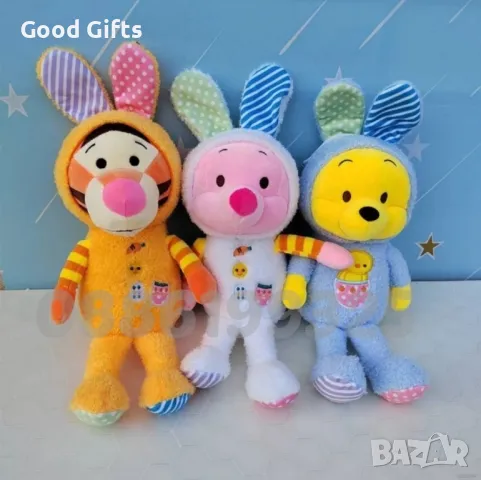 Плюшена играчка Мечо Пух и Праскова, Плюшена играчка Мики и Мини Маус , снимка 6 - Плюшени играчки - 47268680