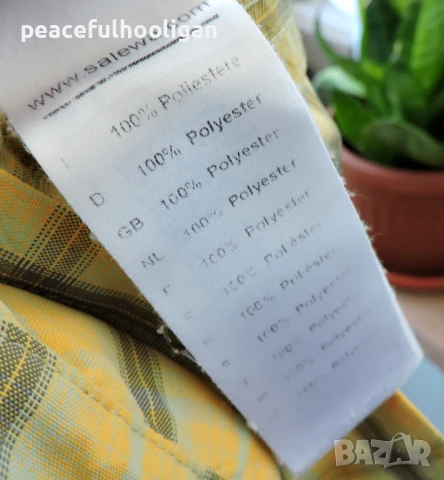 Salewa - мъжка карирана риза за спорт и туризъм  с къс ръкав размер XL , снимка 12 - Ризи - 50837614