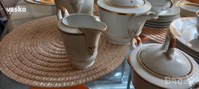 BAVARIA-костен порцелан,позлата, снимка 7 - Сервизи - 36629321