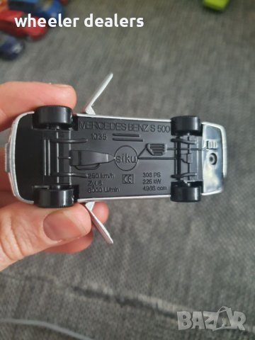 Метална количка Siku - 1035 Mercedes S500 в мащаб 1:55, снимка 3 - Колекции - 38457505