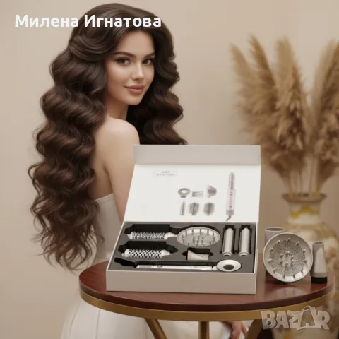 Мултифункционален сешоар и стилизатор за коса S&R Styling SD-988 – професионален резултат у дома, снимка 4 - Маши за коса - 55956588